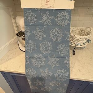 Blue Snowflake Table Runner - Home Accents
